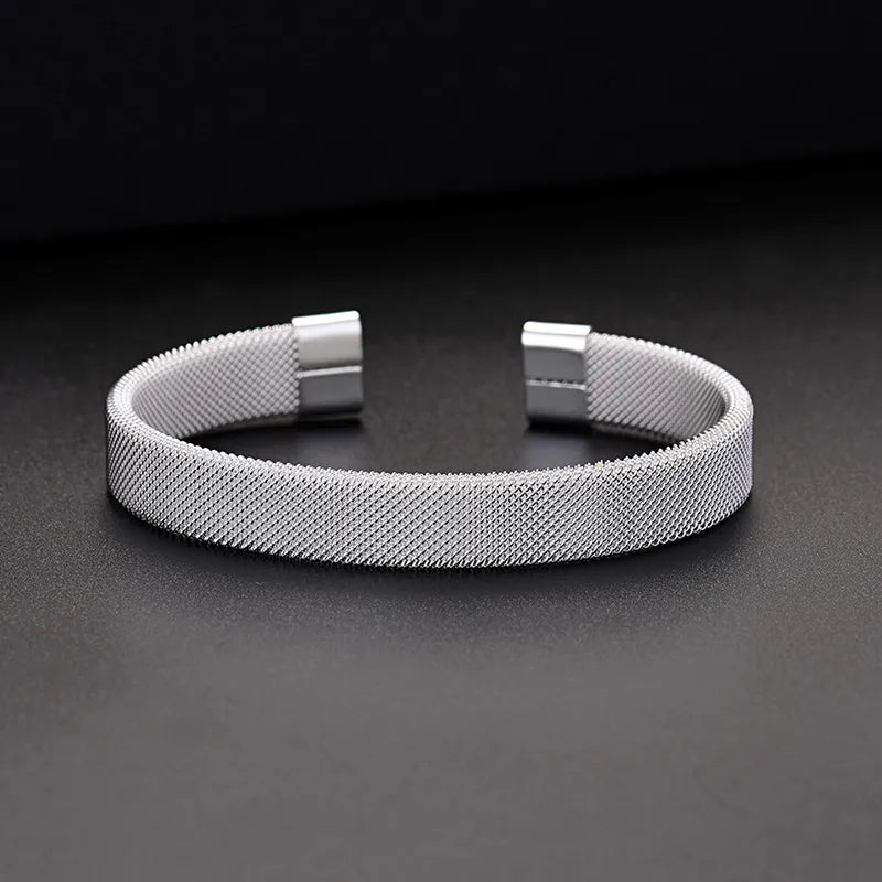 925 Sterling Silver Mesh Bracelet for Men Best Price in Men Jewerly - 2023