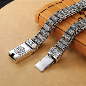 Retro Style Silver Bracelet Best Price in Men Jewerly - 2023