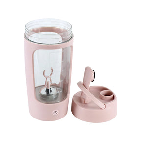 USB 650Ml Electric Protein Shaker Bottle Whey Protein Powder Mixing Bottle Sports Fitness Gym Outdoor Travel Bottle Rechargeable