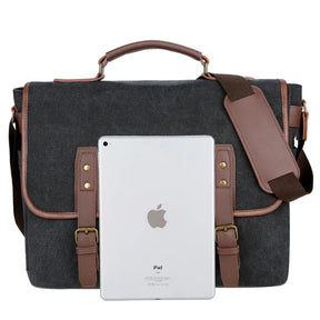 Vintage Canvas 14-inch Laptop Messenger Bag for Men Best Price in Men Jewerly - 2023