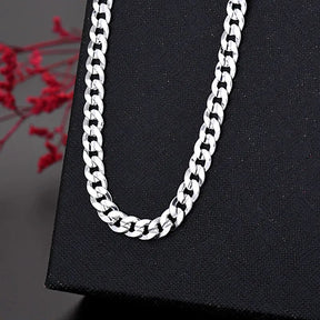 925 Sterling Silver 7MM Chain Jewelry Set for Men Best Price in Men Jewerly - 2023