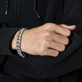 Domineering Bracelet S925 Silver Tang Grass Pattern European Fashion for Men Best Price in Men Jewerly - 2023