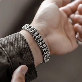 Retro Style Silver Bracelet Best Price in Men Jewerly - 2023