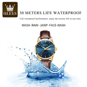 OLEVS Luxury Casual Quartz Watch Best Price in Men Jewerly - 2023