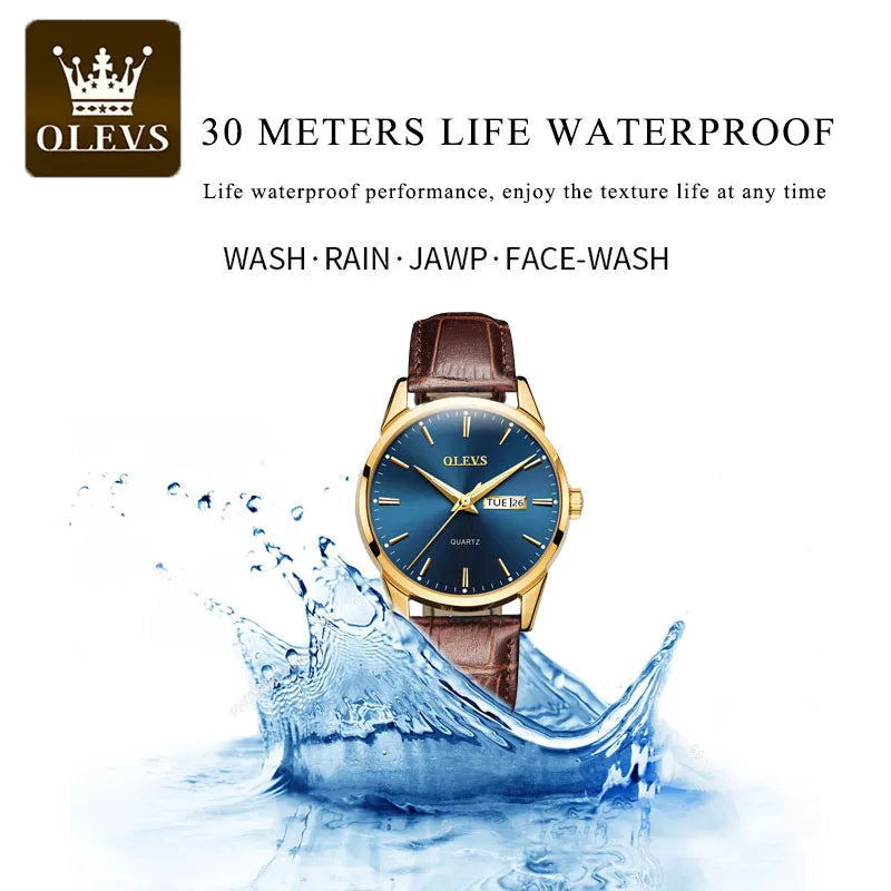 OLEVS Luxury Casual Quartz Watch Best Price in Men Jewerly - 2023