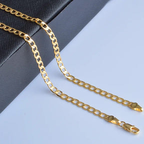 High-Quality 18K Gold 20 Inches Necklace for Men Best Price in Men Jewerly - 2023