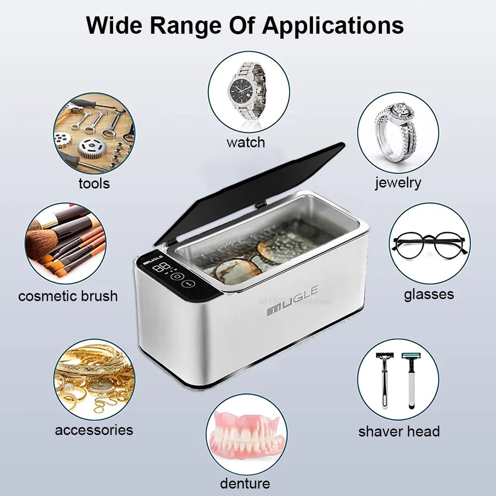 35W Ultrasonic Cleaner for Glasses and Jewelry Best Price in Men Jewerly - 2023