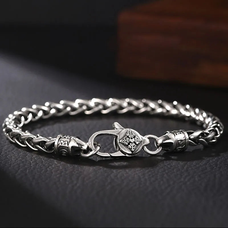 925 Sterling Fashion Vintage Bracelet for Men Best Price in Men Jewerly - 2023