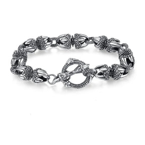 Domineering Bracelet S925 Silver Dragon Claw Vajra Pestle for Men Best Price in Men Jewerly - 2023