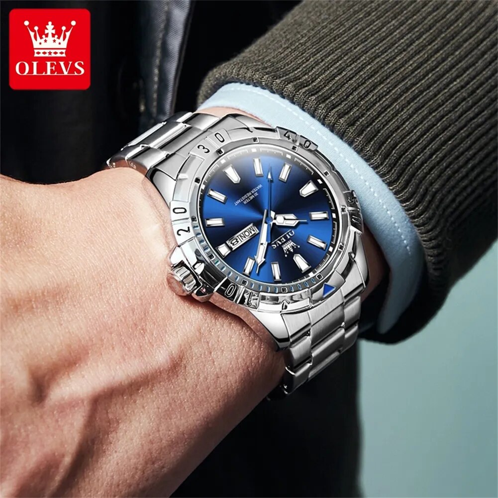 OLEVS Classic Waterproof Luminous Watch Best Price in Men Jewerly - 2023