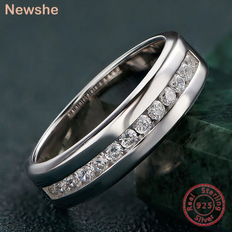 Genuine 925 Sterling Silver Wedding Ring for Men Best Price in Men Jewerly - 2023