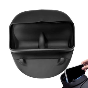 Steering Wheel Rear Phone Holder For Tesla Model 3 /Y Console Organizer Storage Box Silicone Console Storage Tray Car Interior