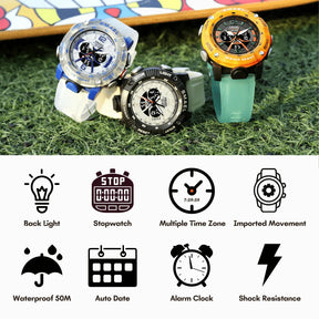 SMAEL Quartz Sport Watch with LED Display Best Price in Men Jewerly - 2023