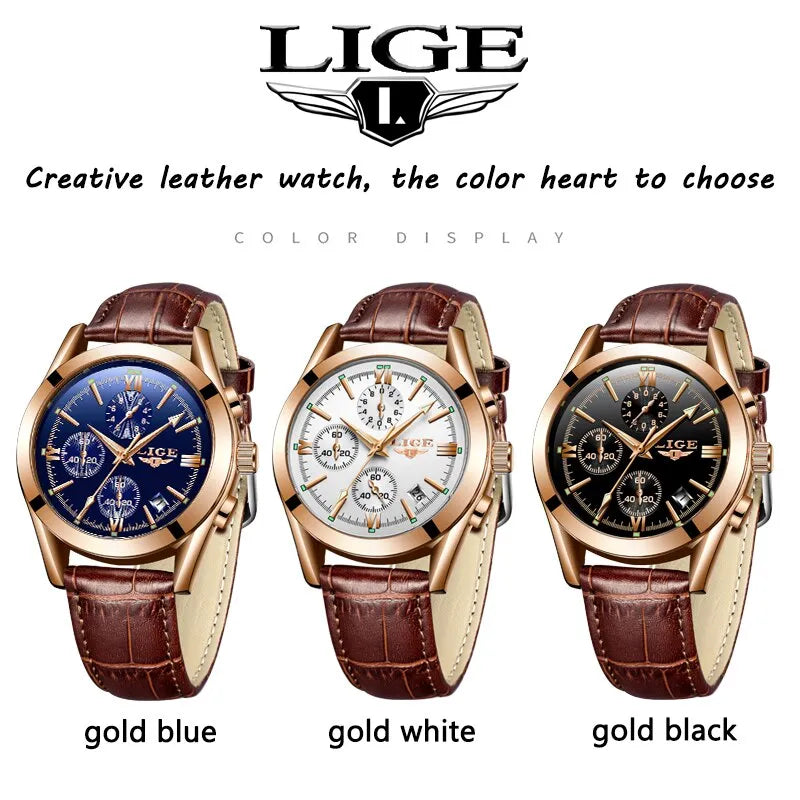 Luxury Military Quartz Watch with Premium Leather Best Price in Men Jewerly - 2023