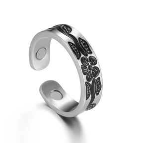 Teamer Magnetic Slimming Ring with Flower Design Best Price in Men Jewerly - 2023