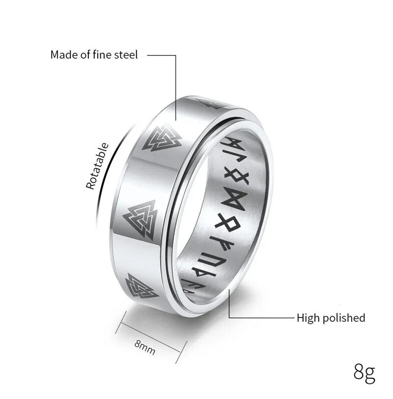 Stainless Steel Anxiety Ring Best Price in Men Jewerly - 2023