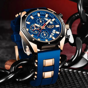 Luxury Silicone Sport Watch with Quartz Date Clock Best Price in Men Jewerly - 2023