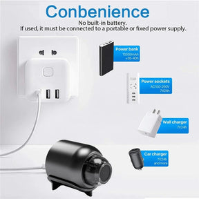 X5 Mini Camera HD 1080P Intelligent Home Security Video Recording APP Support Memory Card Mini IP Camera USB  Security X5 Cam