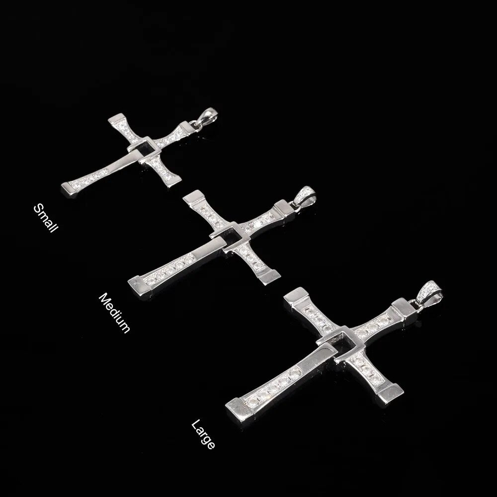 Fast & Furious Rotatable Cross Pendant Necklace for Men Best Price in Men Jewerly - 2023