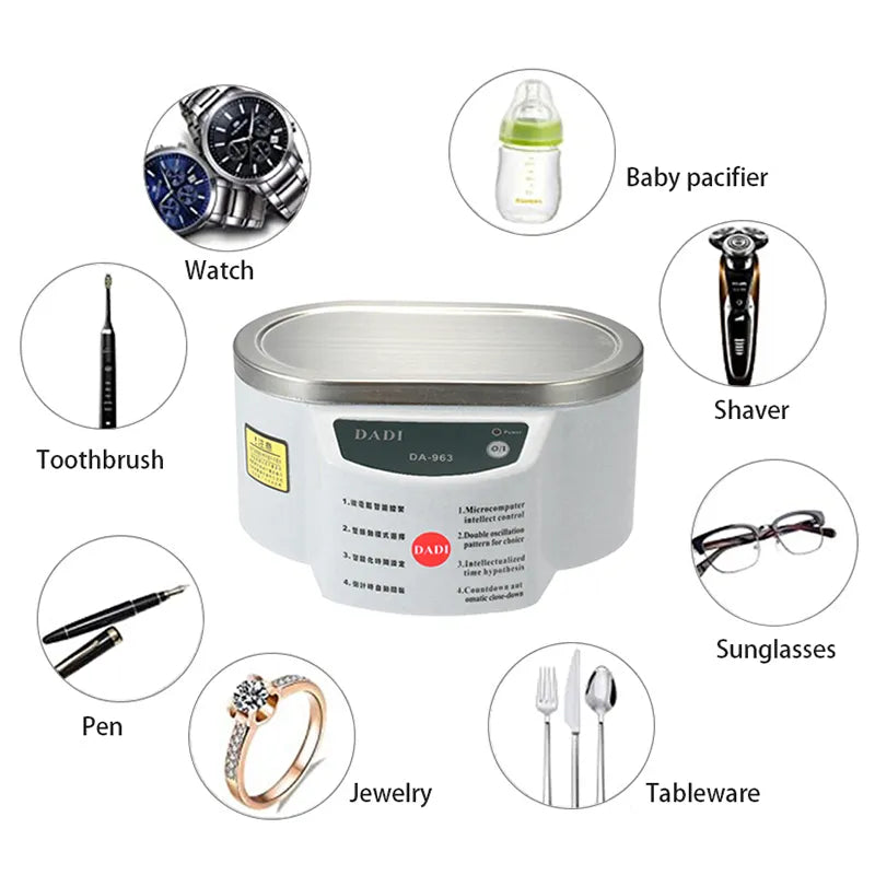 30/50W Ultrasonic Cleaner for Watches, Glasses, and More Best Price in Men Jewerly - 2023