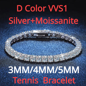 Real Moissanite Tennis Bracelet Best Price in Men Jewerly - 2023