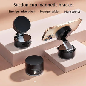 Vacuum Magnetic Suction Cup Folding Swivel Stand Double-sided Suction Cup For Universal Vacuum Swivel Stand Mobile Phone Holder