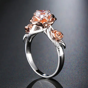 Rose Solitaire Diamond Mixed Color Ring for Men and Women Best Price in Men Jewerly - 2023