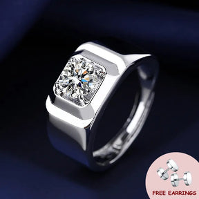 925 Silver Ring with Zircon Gemstone for Men Best Price in Men Jewerly - 2023