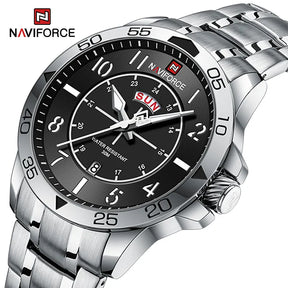 NAVIFORCE Casual Stainless Steel Quartz Wristwatch Best Price in Men Jewerly - 2023