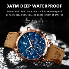 POEDAGAR Luxury Sports Chronograph Watch Best Price in Men Jewerly - 2023