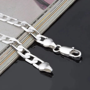 925 Sterling Silver Sideways Bracelet for Men Best Price in Men Jewerly - 2023