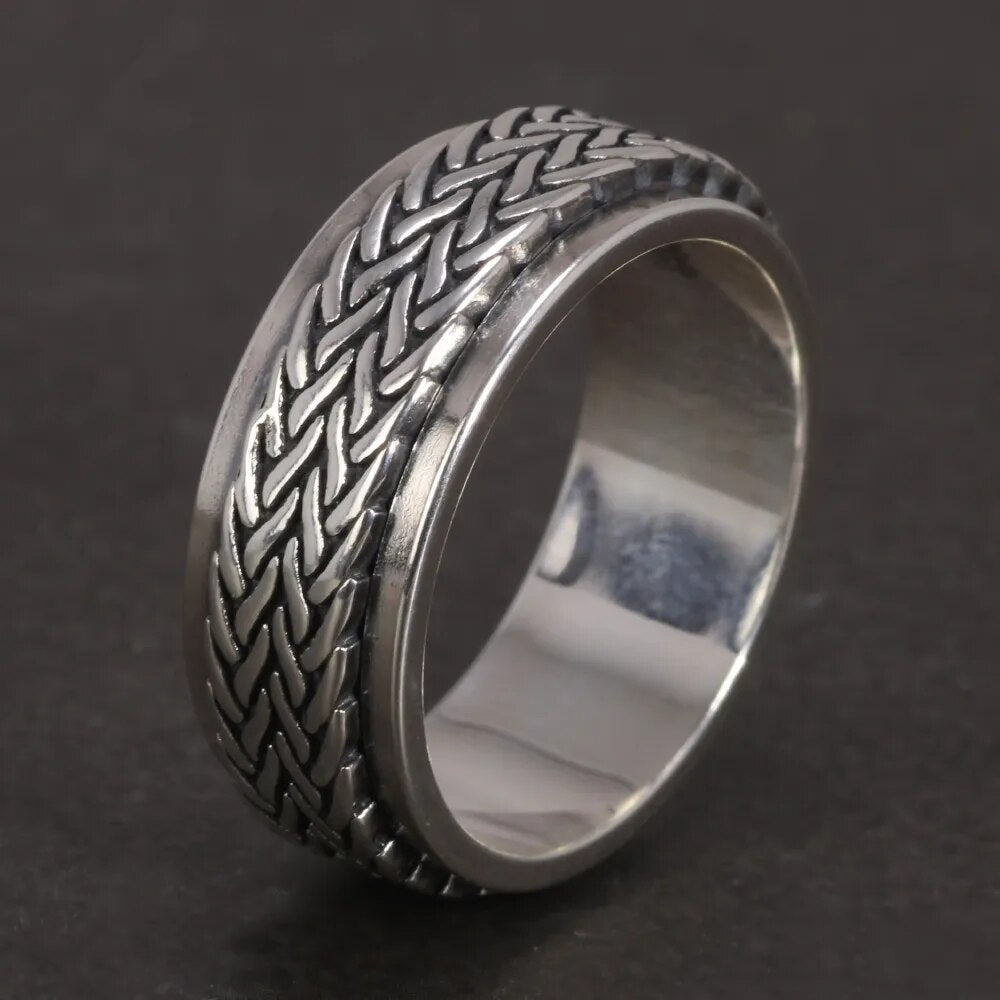 925 Sterling Silver Rotatable Rings for Men Best Price in Men Jewerly - 2023