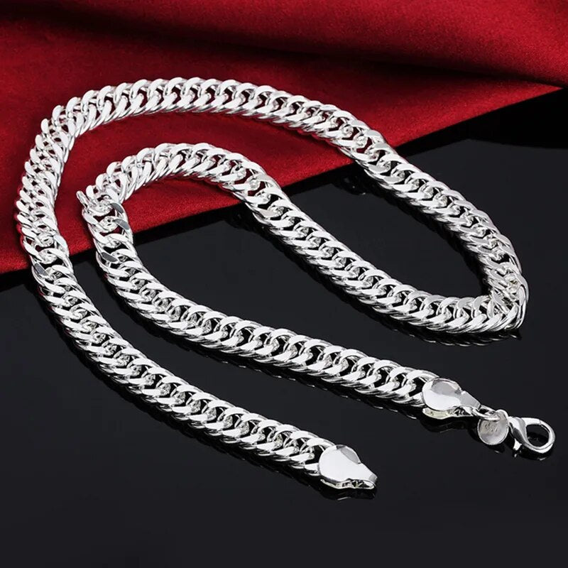 925 Silver 10MM Necklaces Chain for Men Best Price in Men Jewerly - 2023