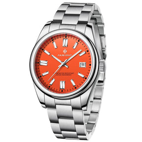 AKNIGHT Orange Dial Analog Quartz Watch for Men Best Price in Men Jewerly - 2023