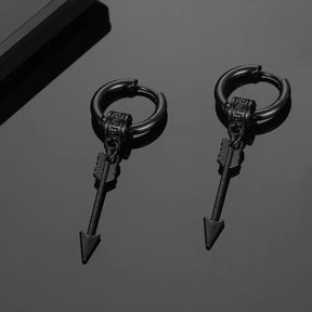 Punk Stainless Steel Stud Earrings with Black Set for Men Best Price in Men Jewerly - 2023